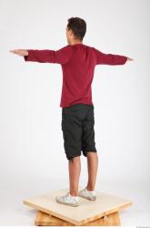 Whole Body Man T poses Sports Athletic Studio photo references